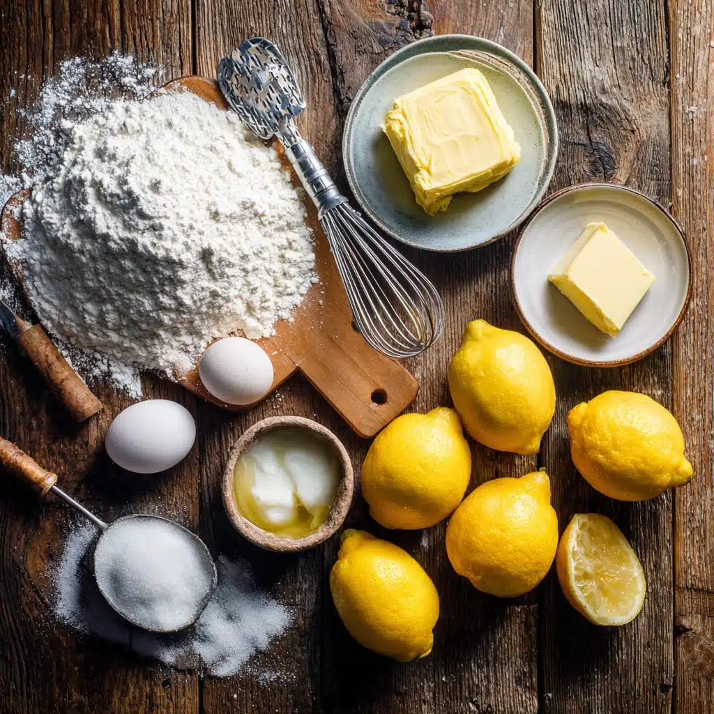 Lemon Bars with Buttery Shortbread Crust
