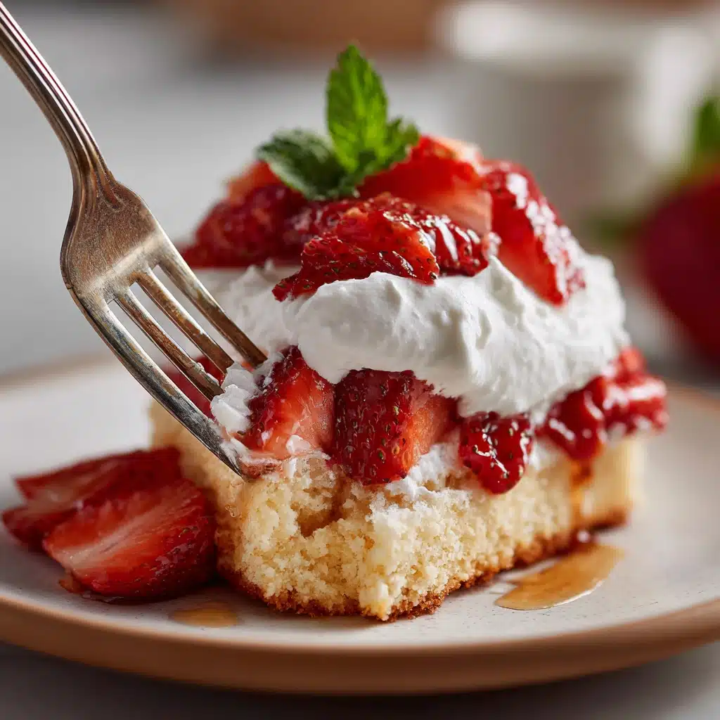 Strawberry Shortcake with Whipped Cream