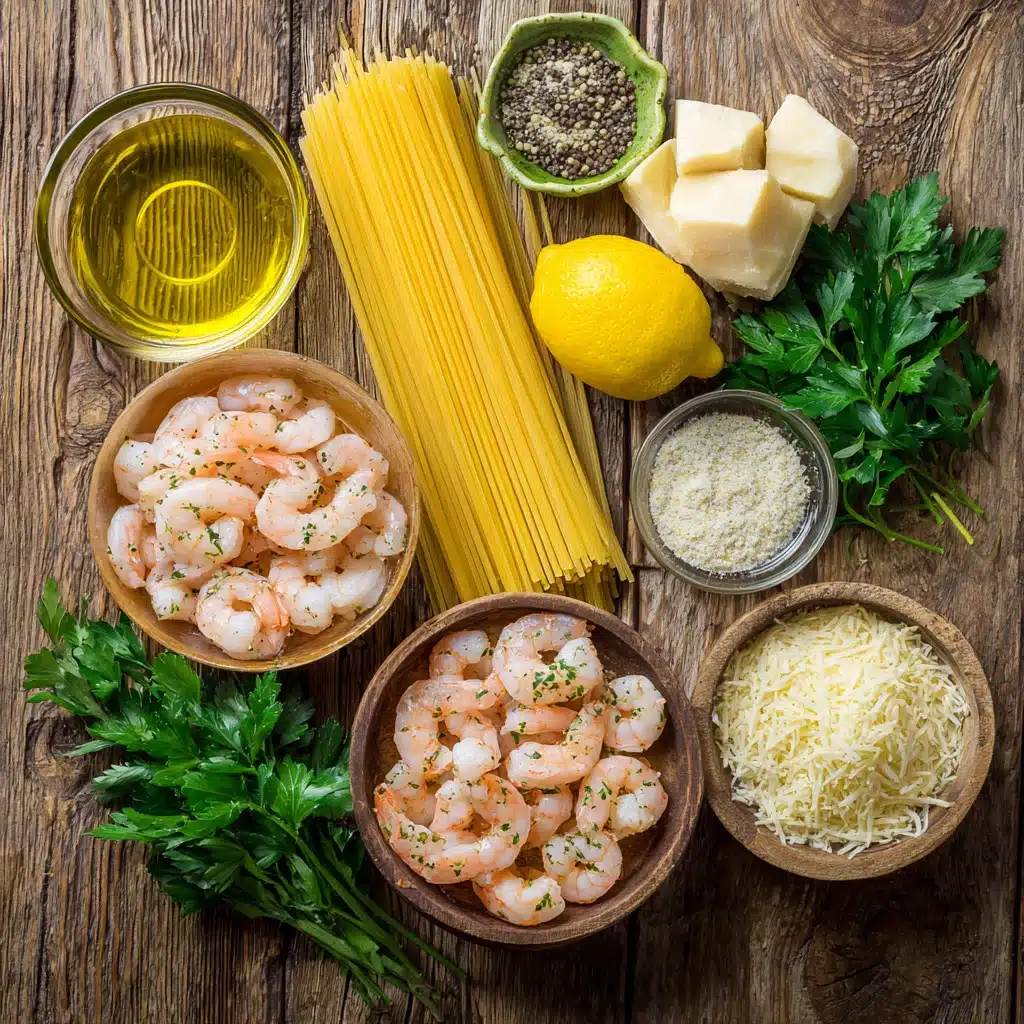 Garlic Butter Shrimp Pasta