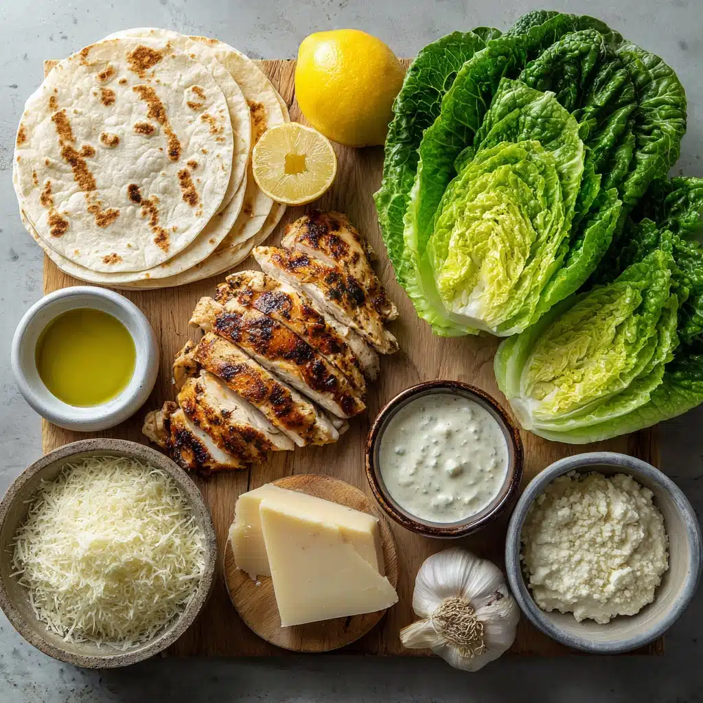 Chicken Caesar Wraps