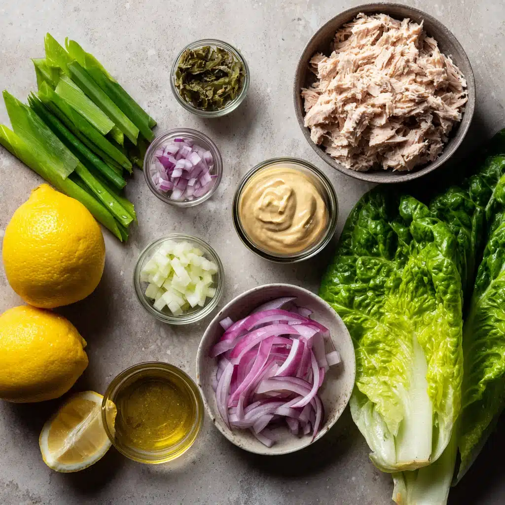 Tuna Salad Lettuce Wraps