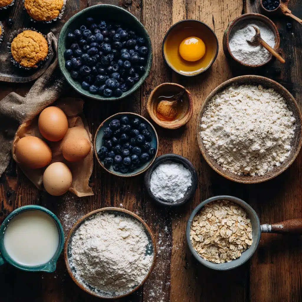 Blueberry Oatmeal Muffins