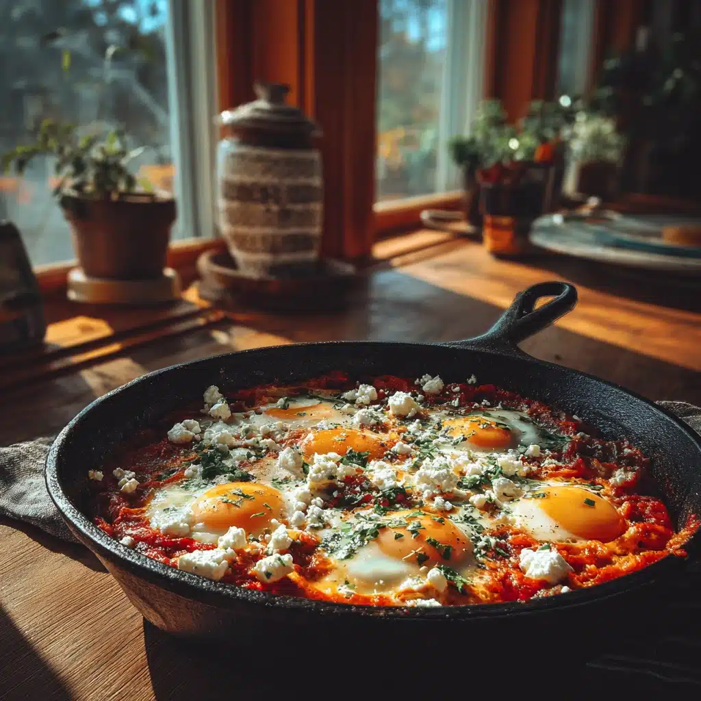 Shakshuka (Poached Eggs in Spiced Tomato Sauce)