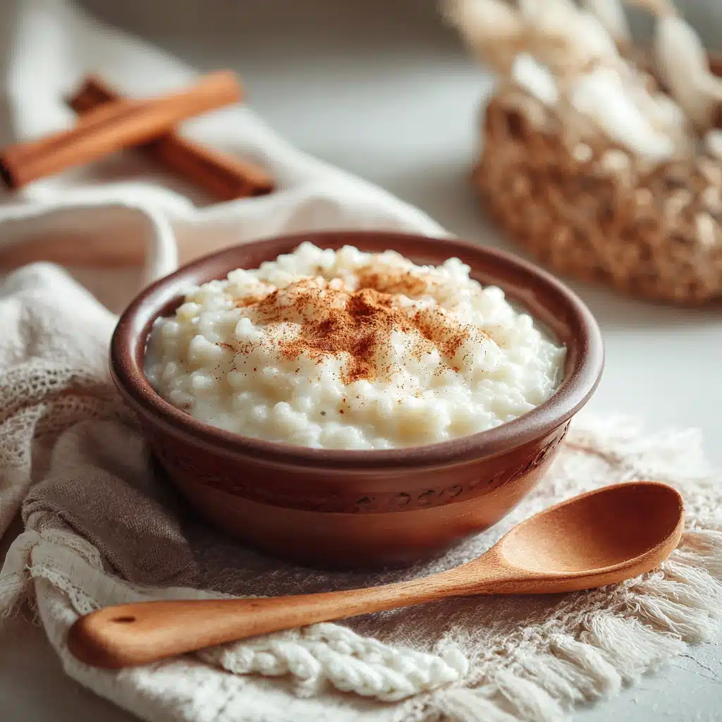 Creamy Rice Pudding with Cinnamon