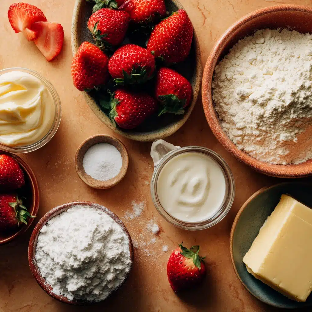 Strawberry Shortcake with Whipped Cream
