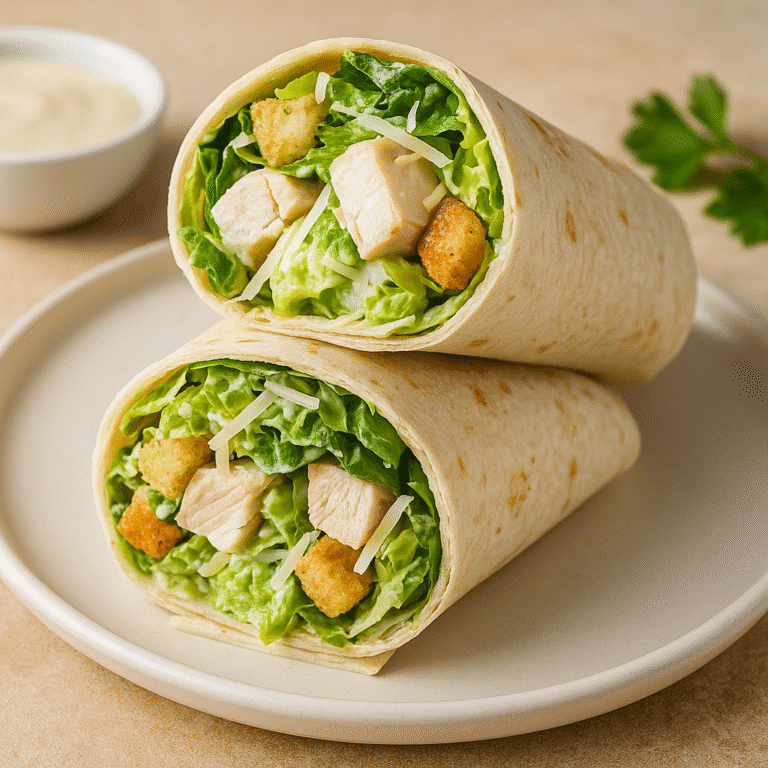 Chicken Caesar Wraps
