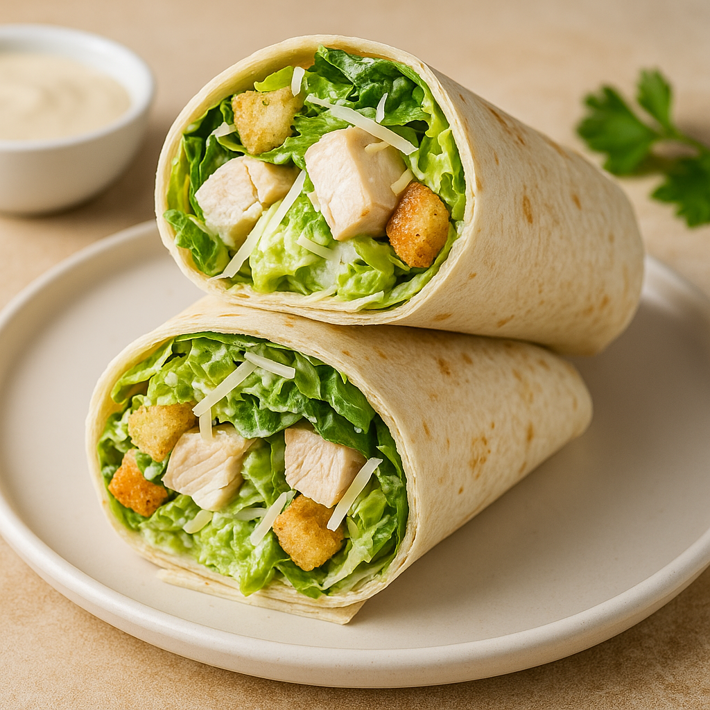 Chicken Caesar Wraps