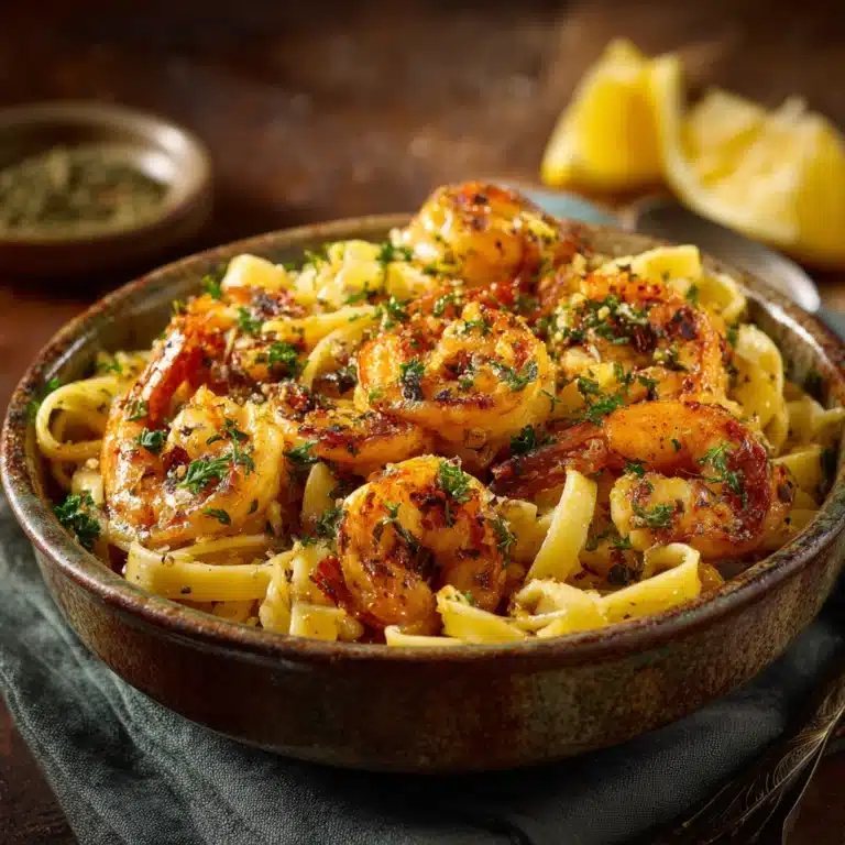 Garlic Butter Shrimp Pasta