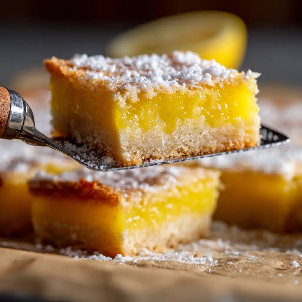Lemon Bars with Buttery Shortbread Crust