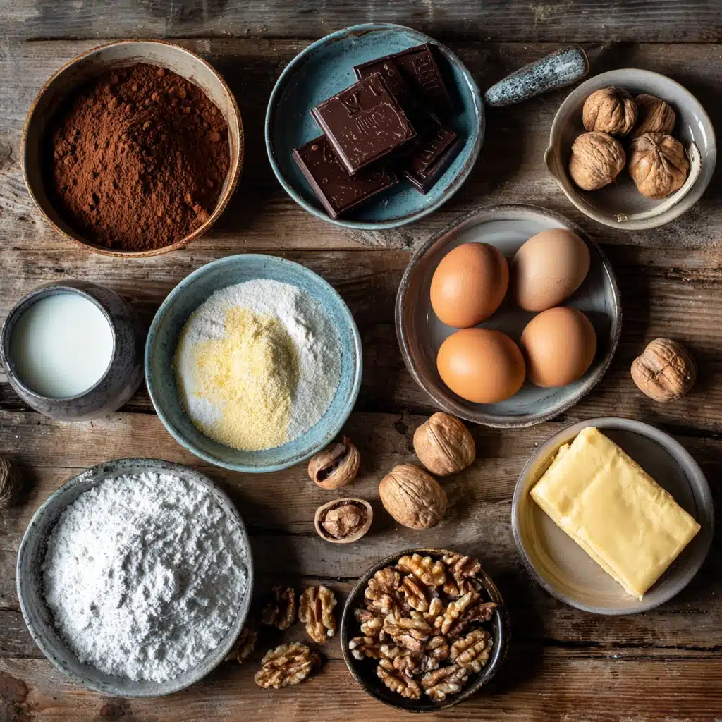 Fudgy Brownies with Walnuts