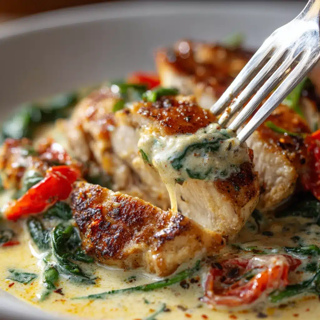 Creamy Tuscan Chicken with Spinach