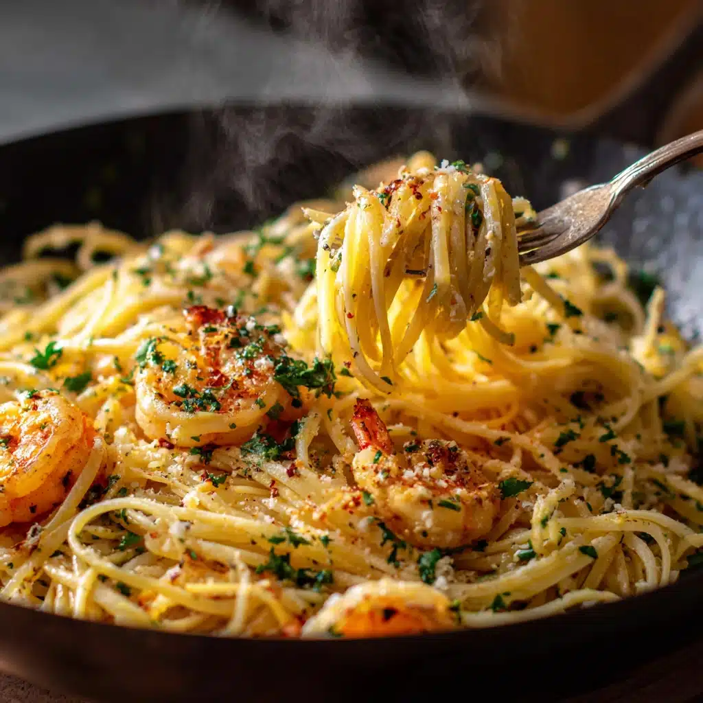 Garlic Butter Shrimp Pasta