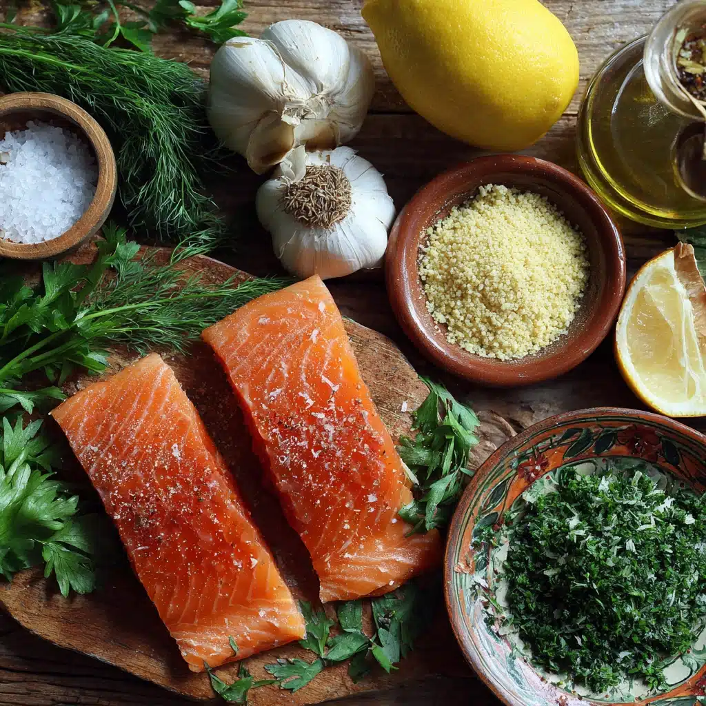 Baked Salmon with Herb Crust