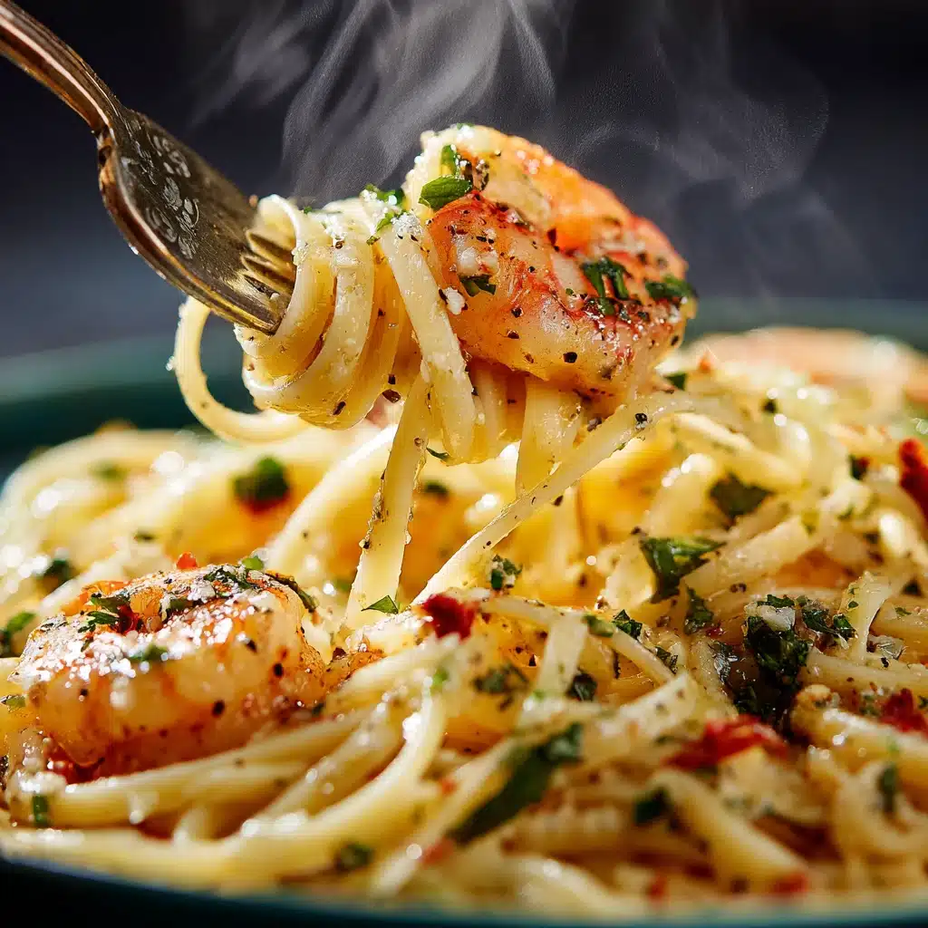 Garlic Butter Shrimp Pasta
