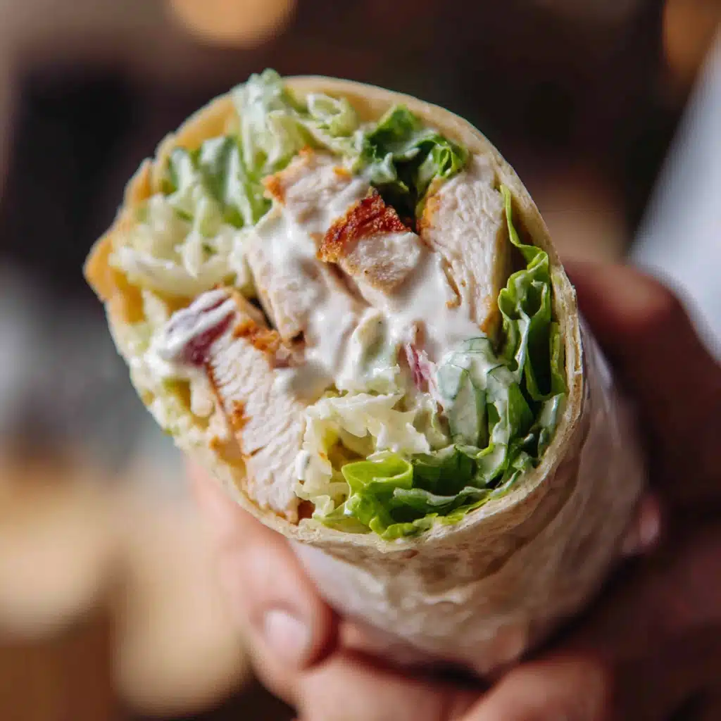 Chicken Caesar Wraps