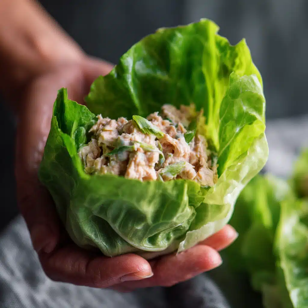 Tuna Salad Lettuce Wraps