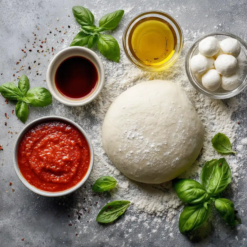 Margherita Pizza with Fresh Basil