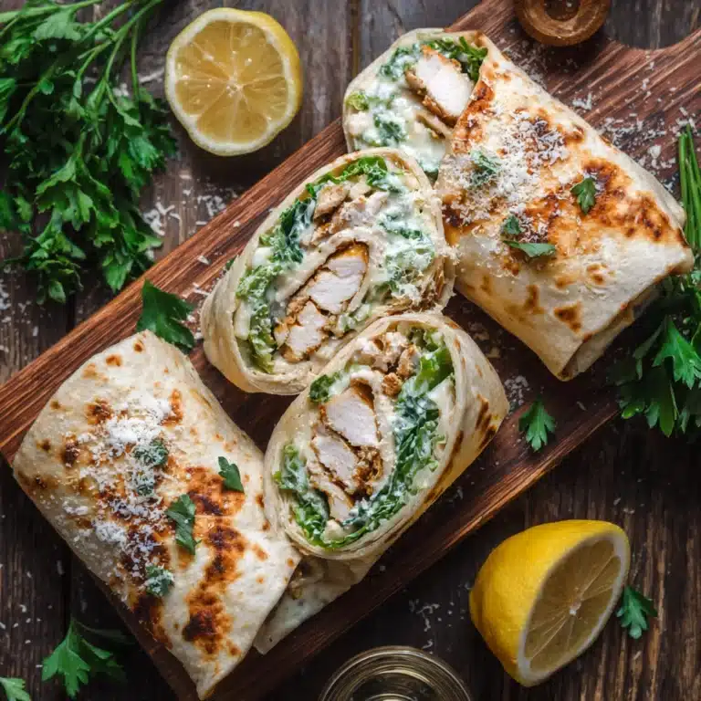 Chicken Caesar Wraps
