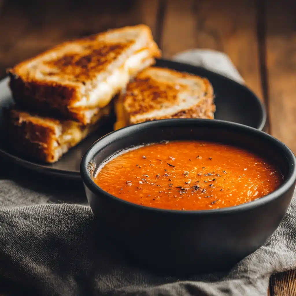 Grilled Cheese and Tomato Soup