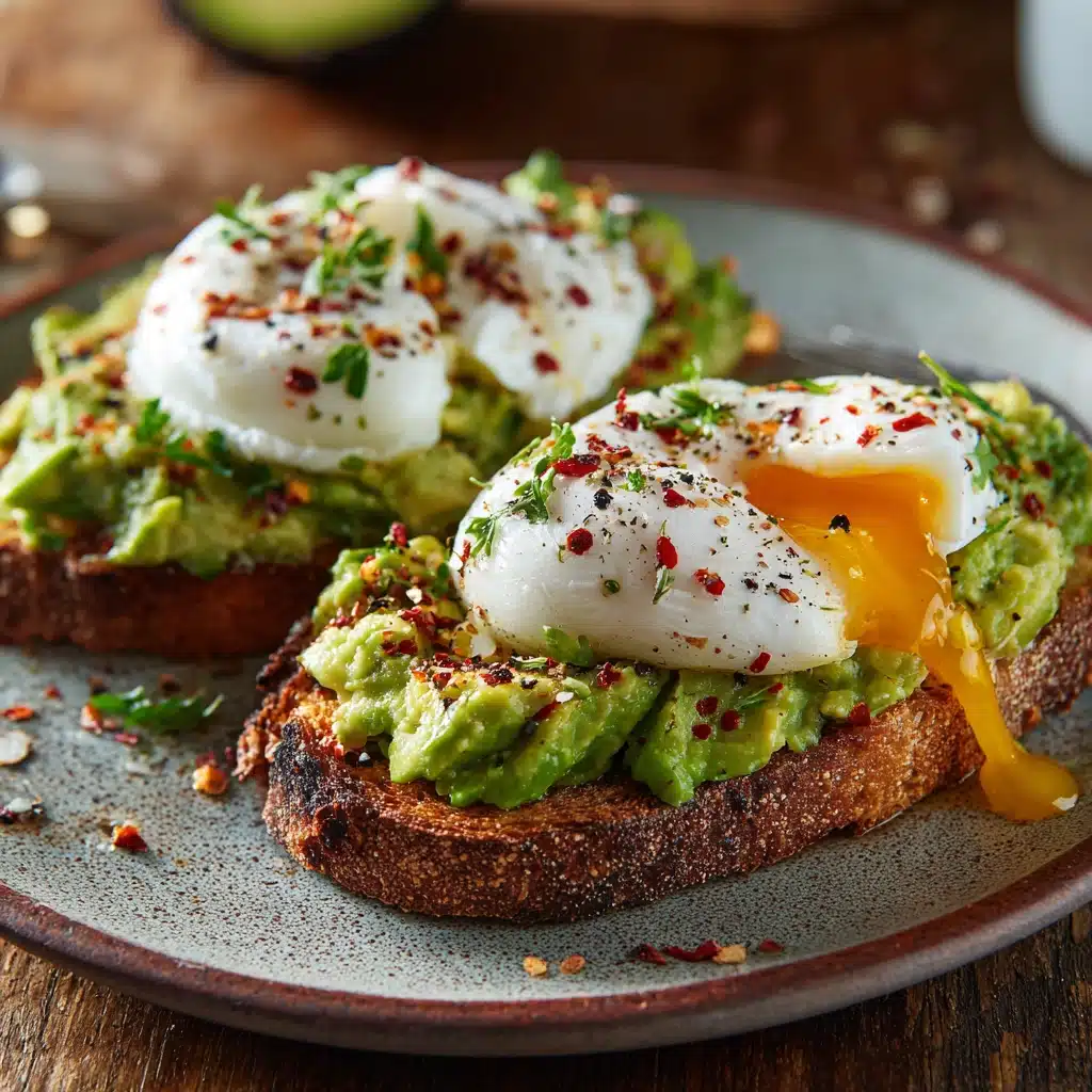Avocado Toast with Poached Eggs
