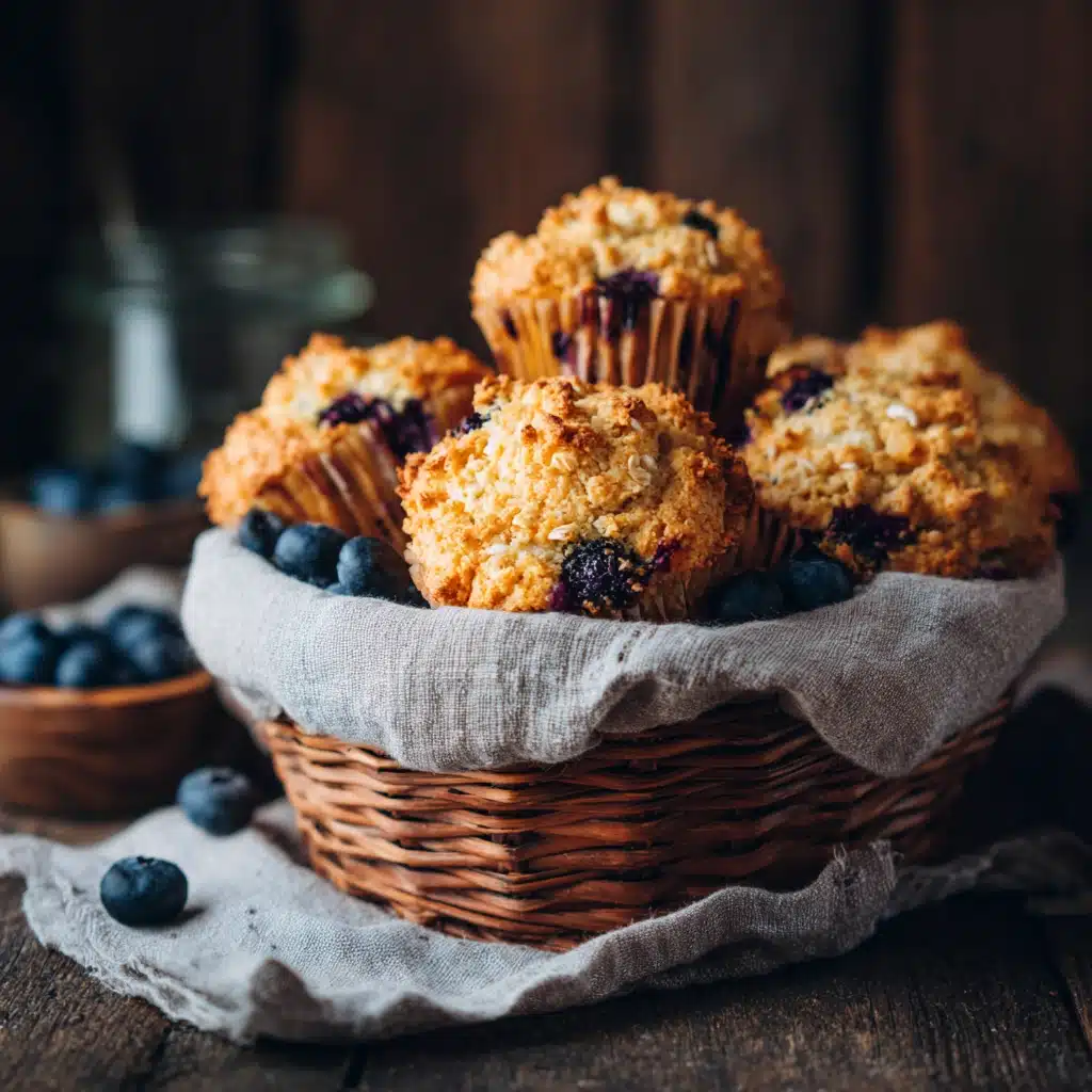 Blueberry Oatmeal Muffins