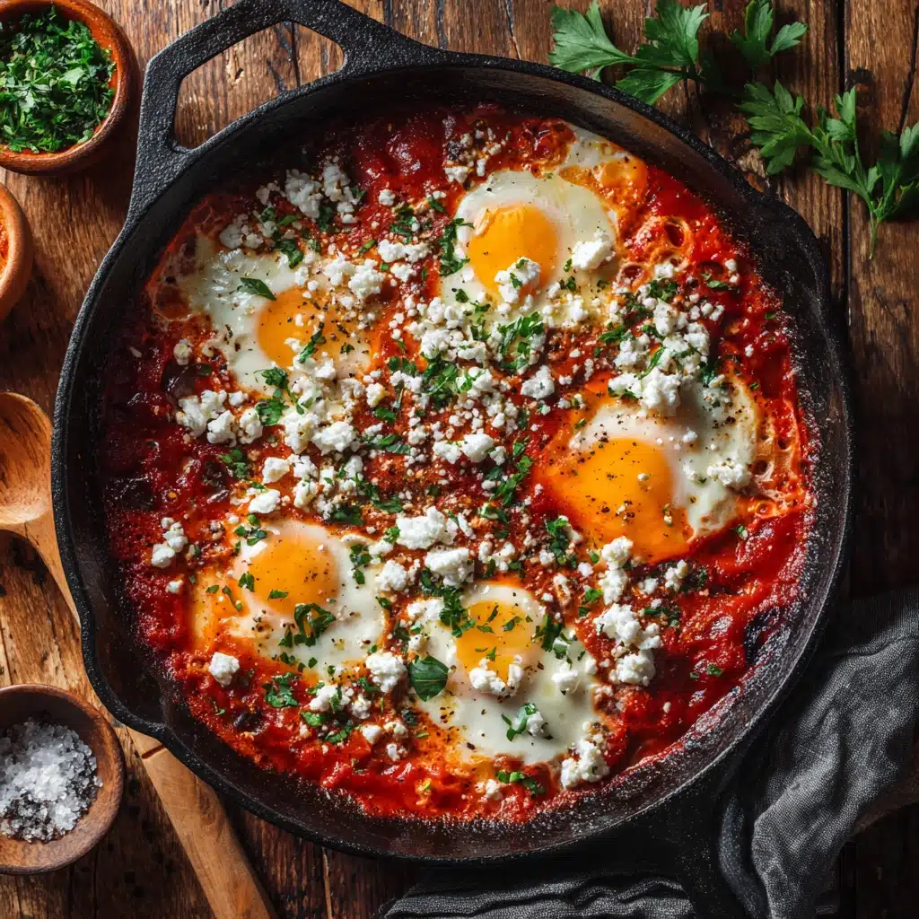Shakshuka (Poached Eggs in Spiced Tomato Sauce)