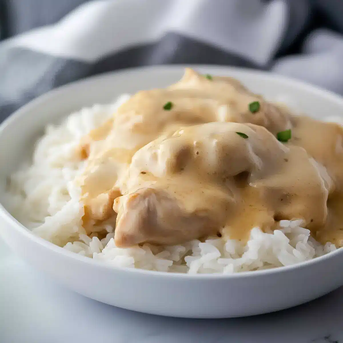 Easy Slow Cooker Smothered Chicken Recipe