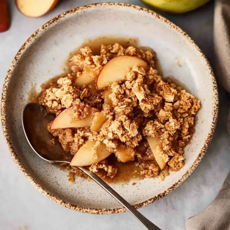 Homemade Apple Crisp Recipe
