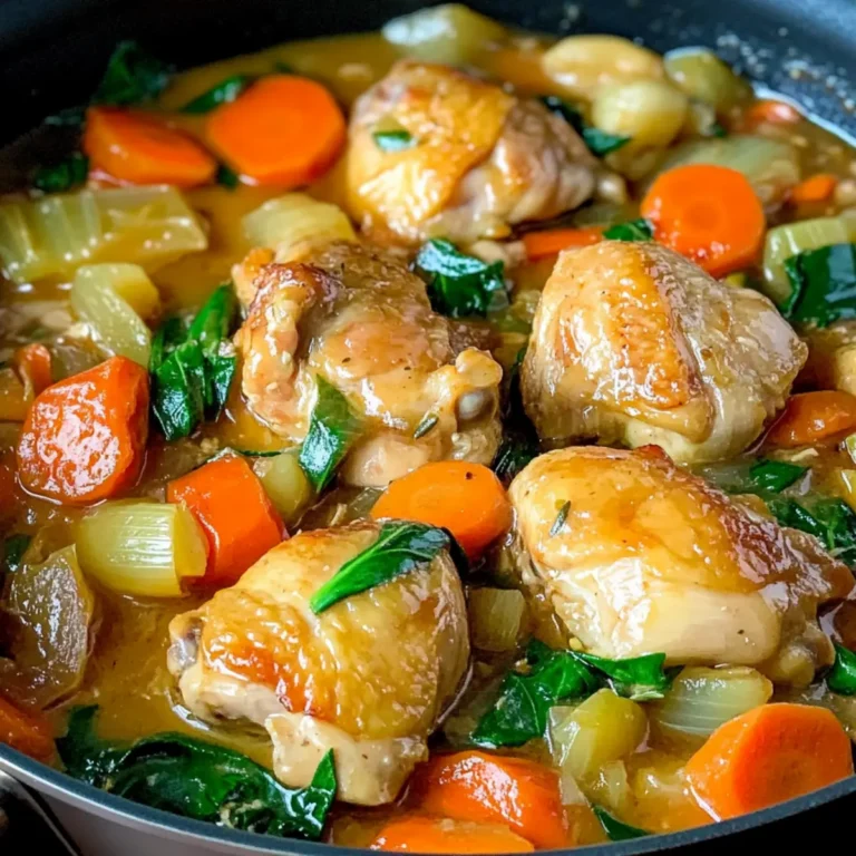 Smothered Chicken With Vegetables (A One Pot Meal)