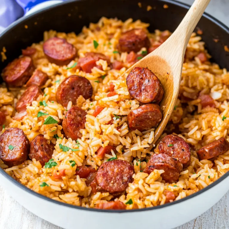 One-Pot Smoked Sausage And Rice