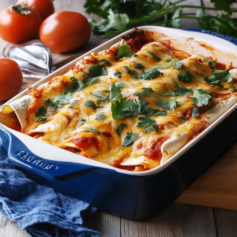 Easiest Leftover Chicken Enchiladas