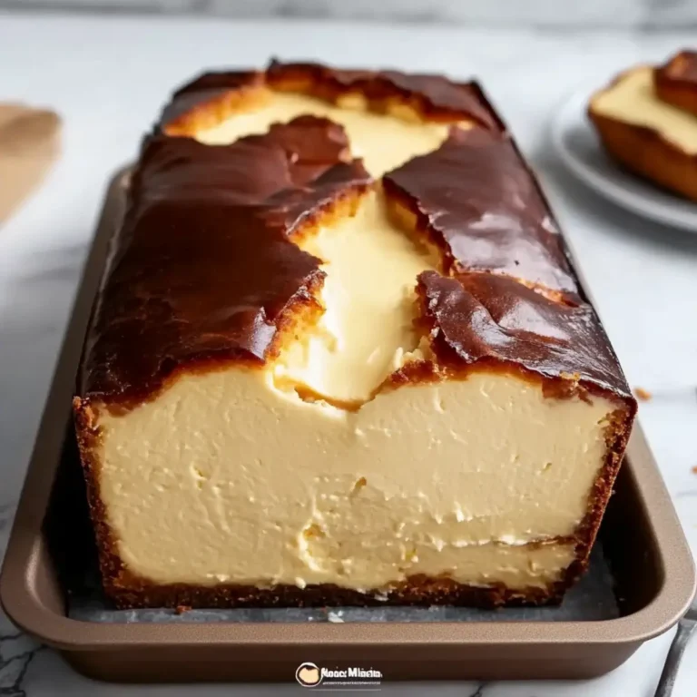 Burnt Basque Cheesecake in a Loaf Pan