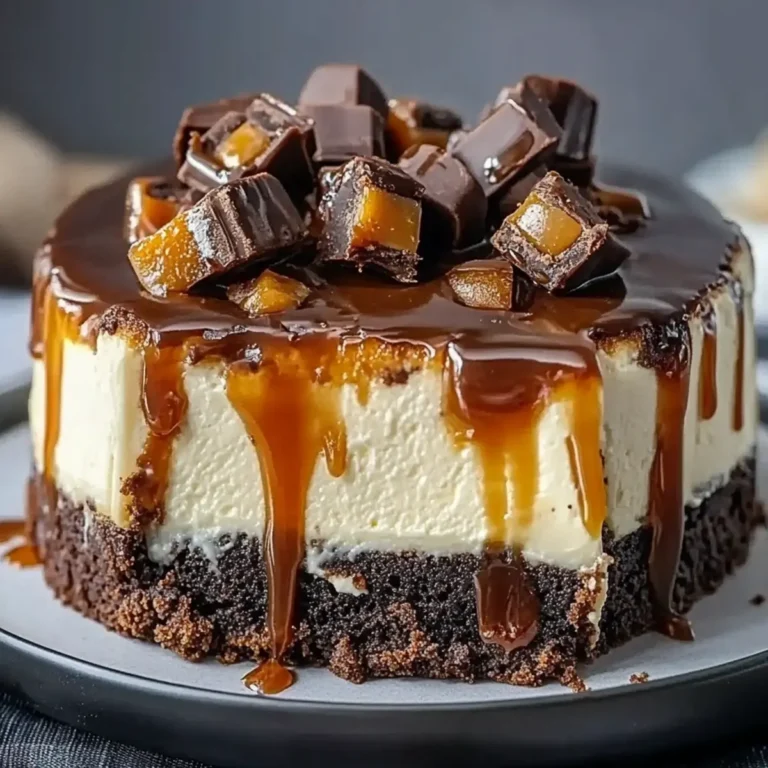 Caramel Brownie Cheesecake