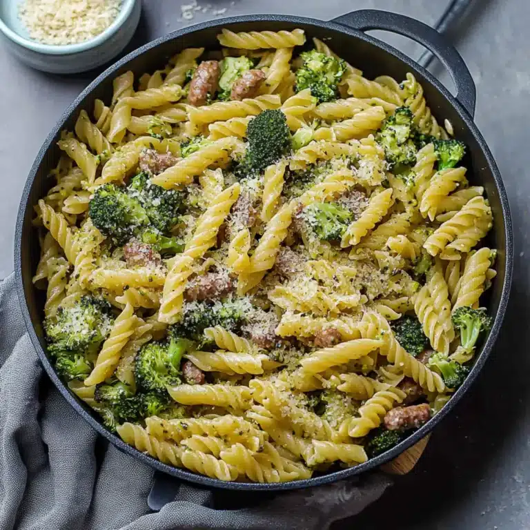 One Pot Sausage and Broccoli Pasta
