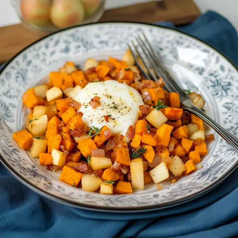 Loaded One-Pan Sweet Potato Hash (With Apple & Pancetta)