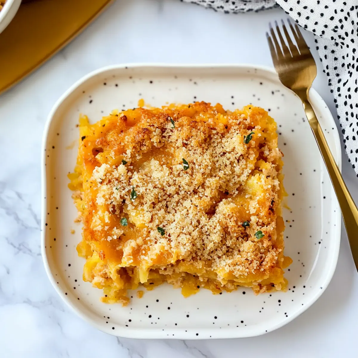 Ground Turkey Spaghetti Squash Casserole