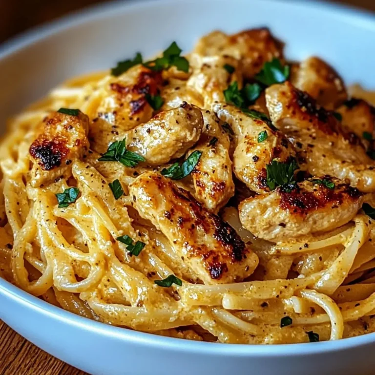 Delicious Cowboy Butter Chicken Linguine prepared in 30 minutes