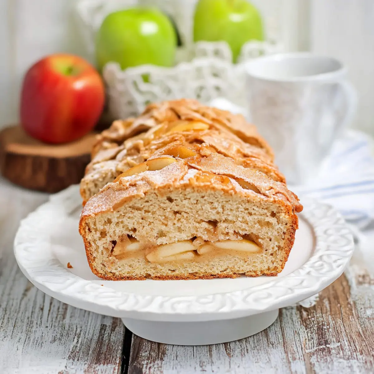 Moist Apple Cinnamon Bread