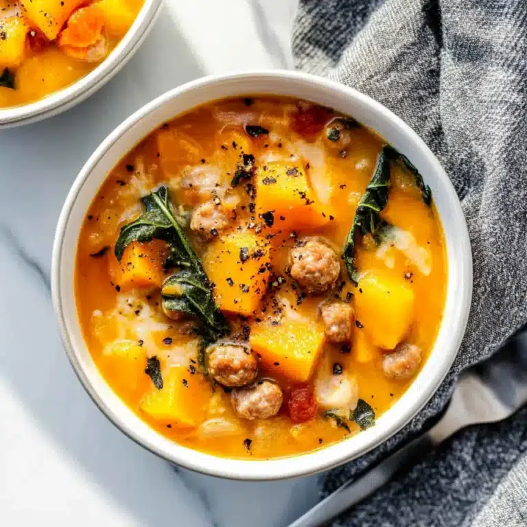 Italian Sausage Butternut Squash Soup
