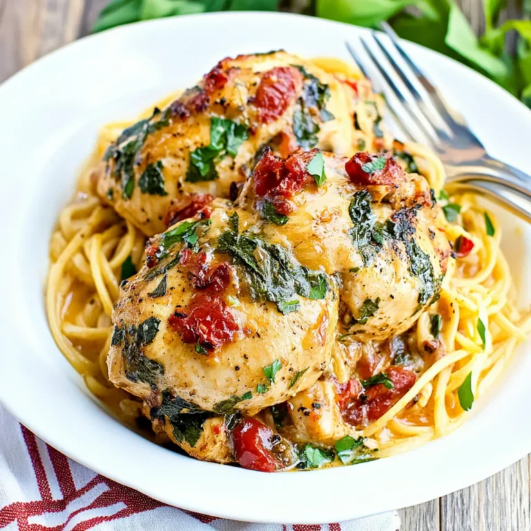 Crock Pot Tuscan Chicken