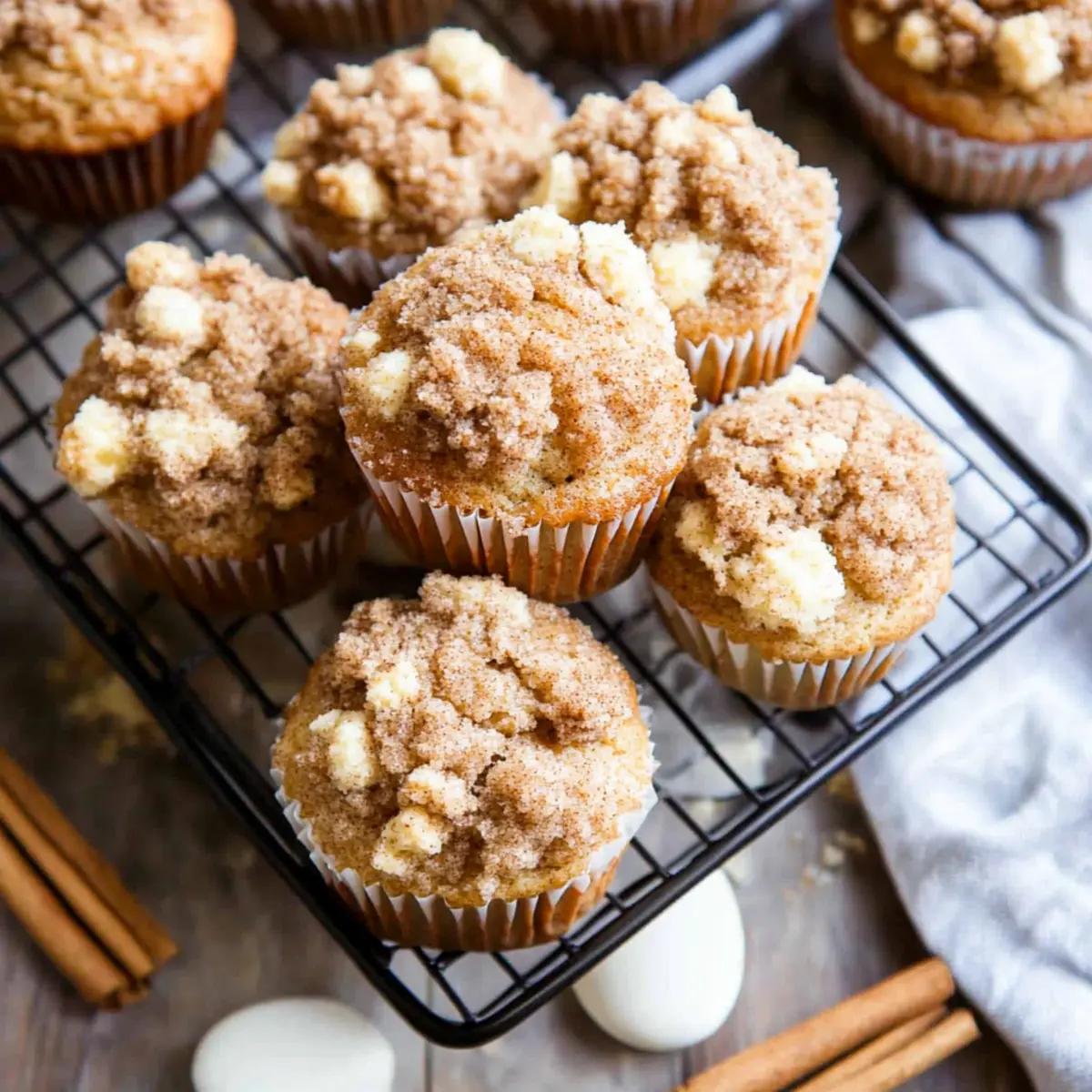 Cinnamon Streusel Muffins