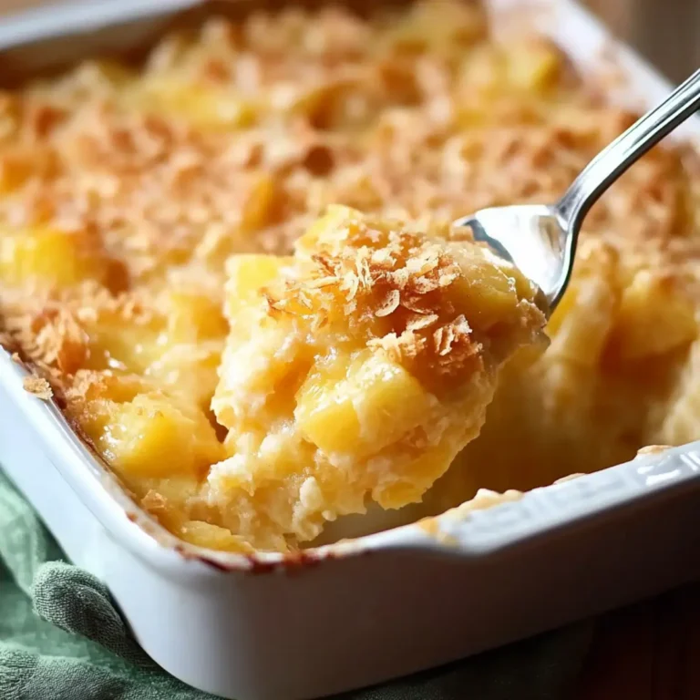 Cheesy Pineapple Casserole