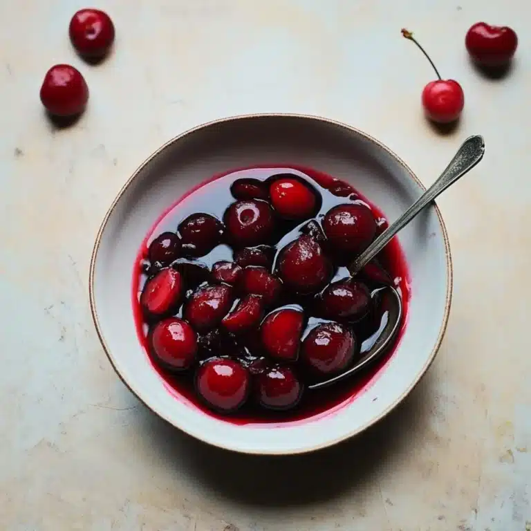 Balsamic Cherry Compote