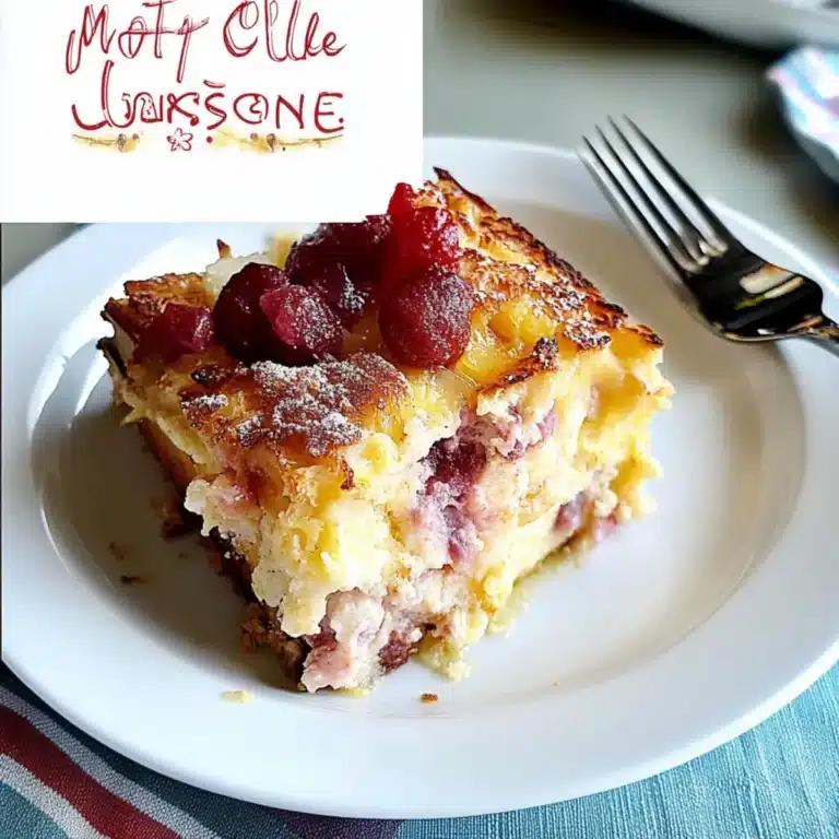 Monte Cristo Breakfast Casserole