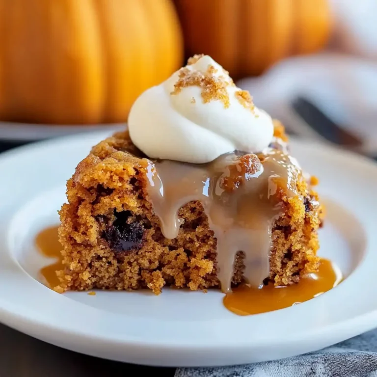 Sweet Crockpot Pumpkin Spice Cake