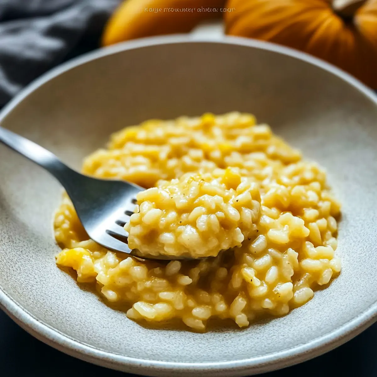 Creamy Pumpkin Risotto Recipe