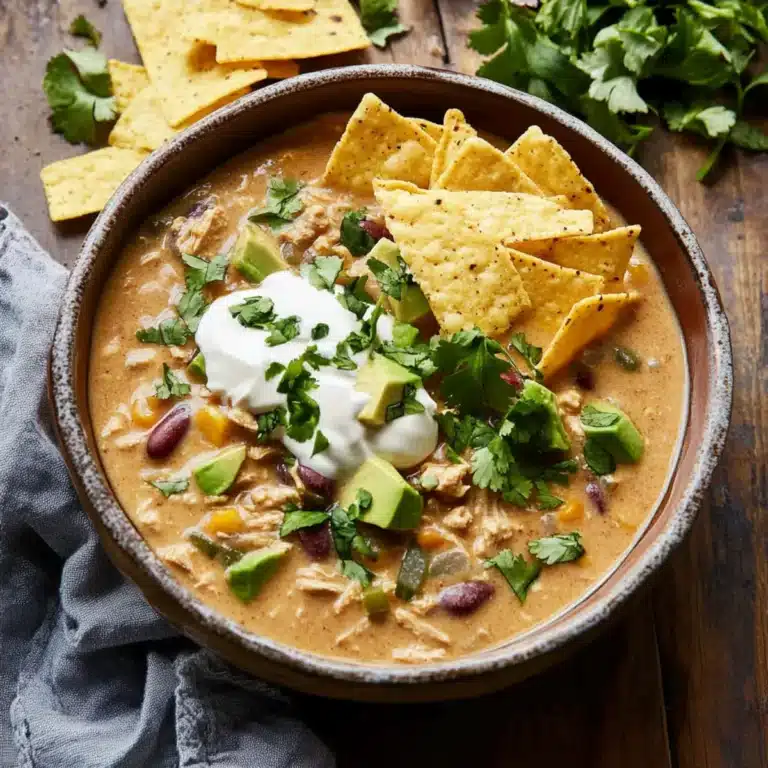 Cream Cheese Chicken Chili (Crockpot)