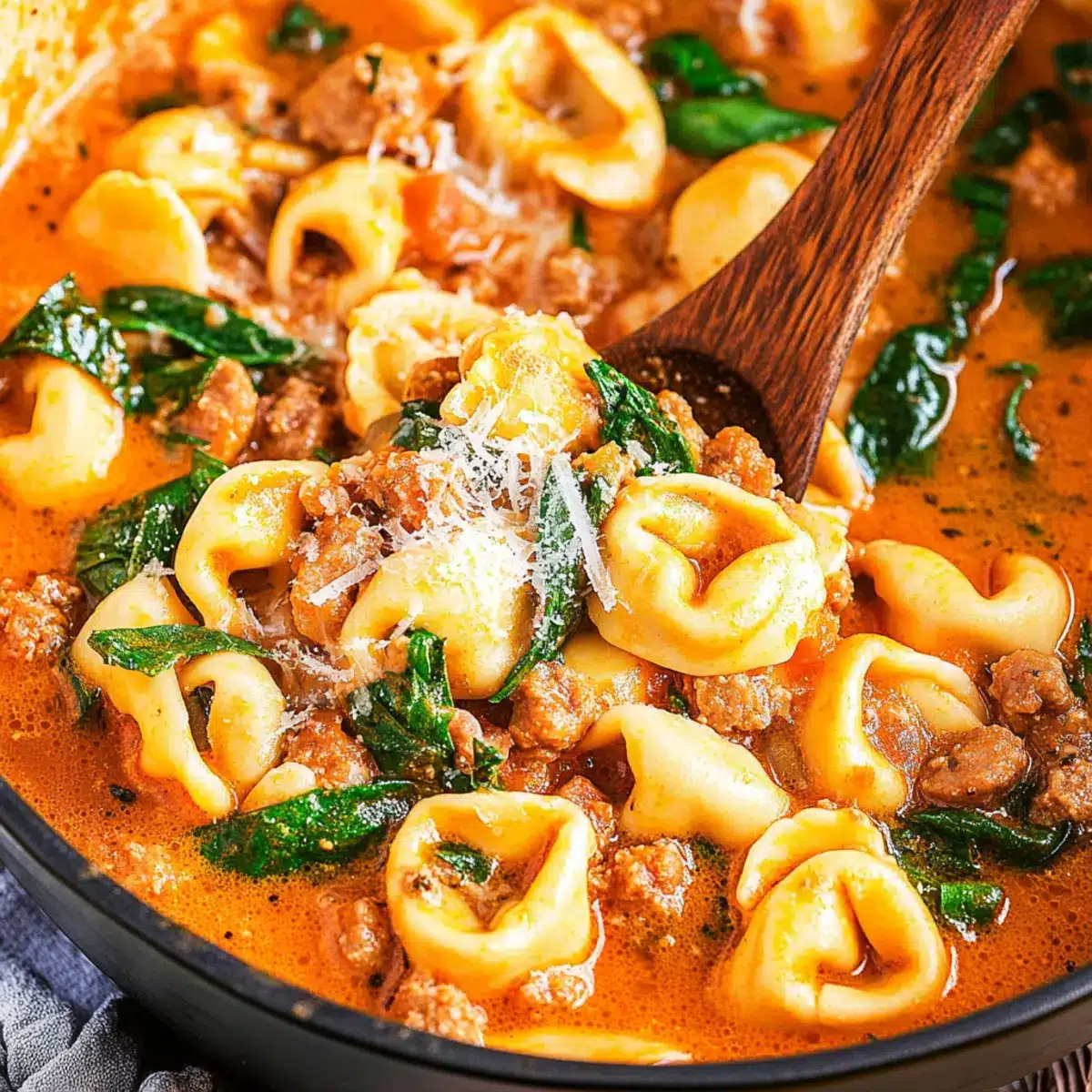 Sausage Tortellini Soup