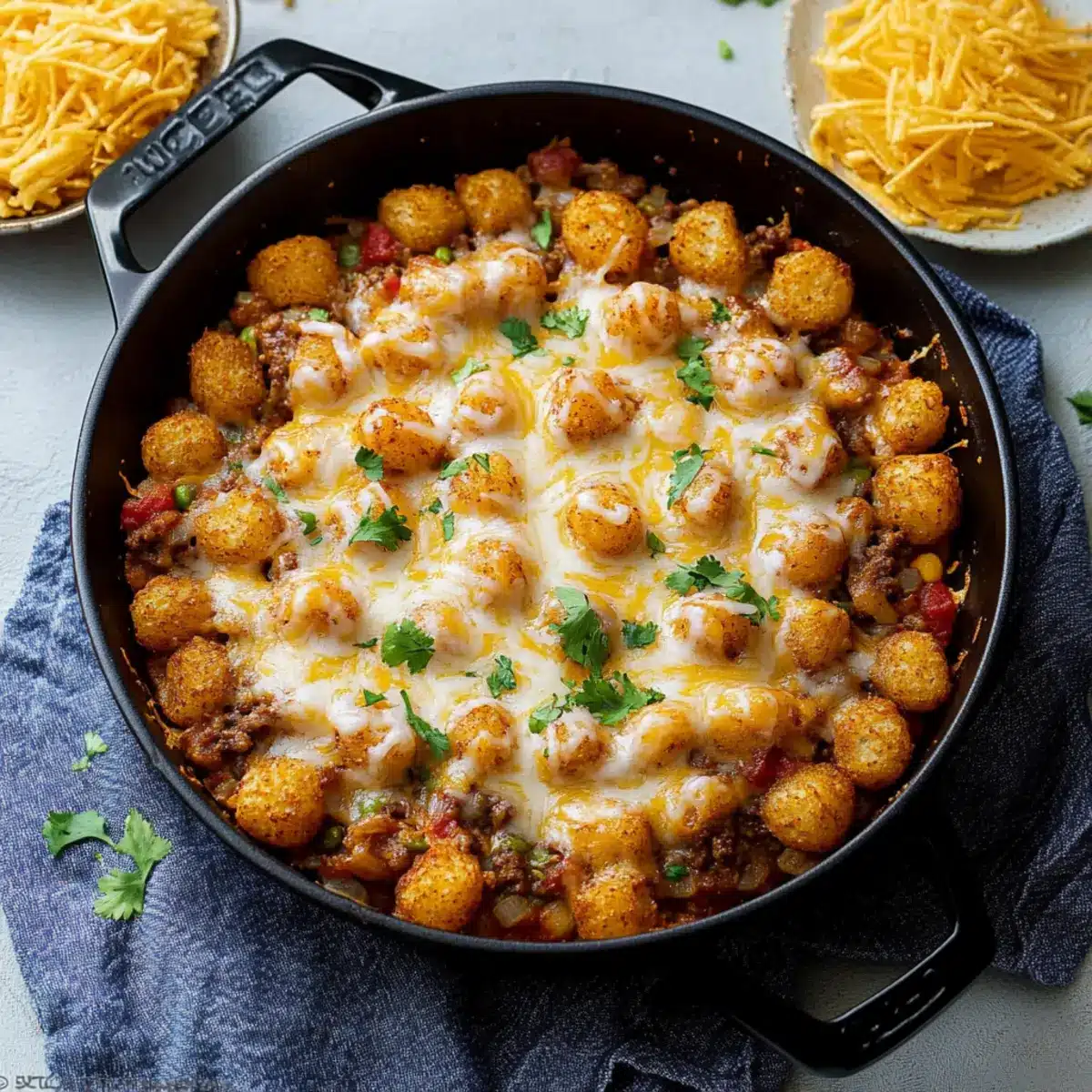 Taco Tater Tot Casserole