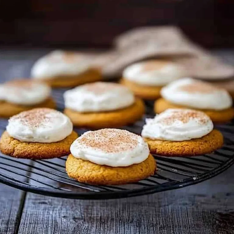 Frosted Pumpkin Spice Cookies